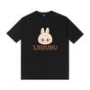 Labubu Printed Cartoon T-shirt Short-sleeved Casual Men and Women