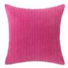 Square Cushion Case Sofa Cover Corduroy Winter Pillow Plush Velvet Home Decor