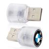 USB Car LED Light Auto Interior Atmosphere Light Car Emblem for Bmw M M3 M4 M5 M6 F20 F30 G20 F31 F11 X3 F25 X4 I3 1 3 5 Series