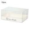 10Pcs Portable Transparent Cake Pudding Mousse Boxes Packaging Dessert Container Sale Goods