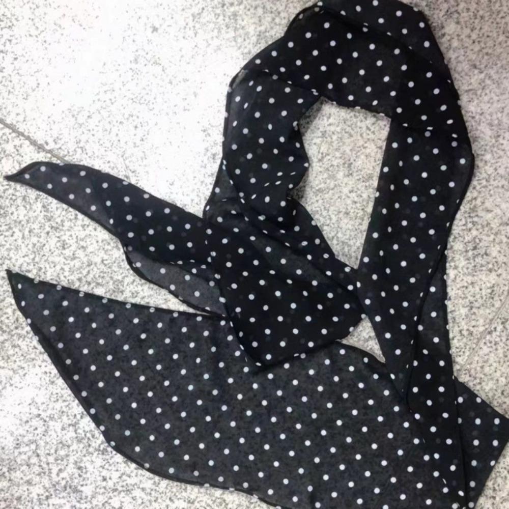 195*4cm Long Neck Scarf Leopard Print Neckerchief Retro Leopard Scarf Women