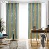 A Set of NAPEARL 70% Blackout Color Blocked Hollow Star Blackout Curtains and Double Layered Gauze Curtains for Bedroom Living Room Home Decor