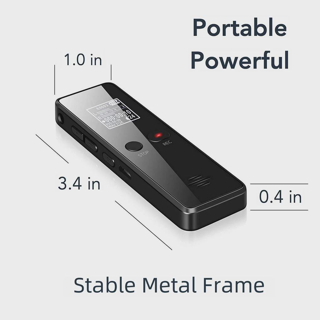 S267 Voice Recorder: 41-Hour Lithium Battery, Type C, 27-Language Support
