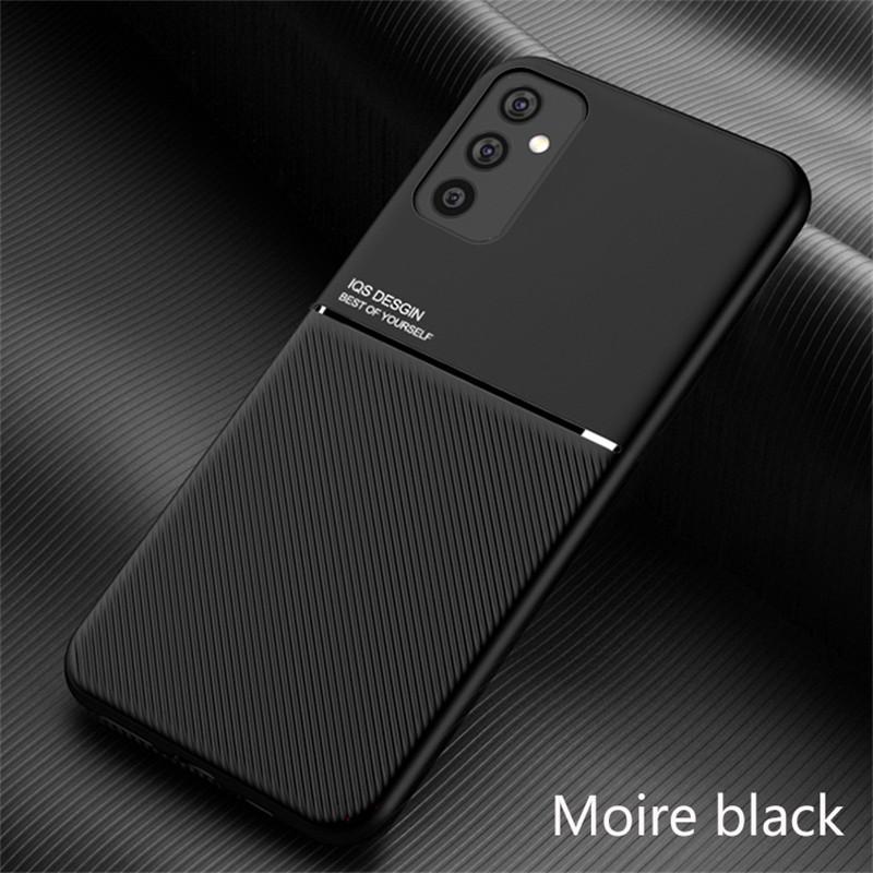 For Samsung Galaxy M52 5G Case Car Magnetic Holder Leather Plate Phone Case For Samsung M52 M 52 2021 SM-M526B Soft Back Cover