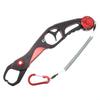 1091 Fish Aluminum Fish Catcher (Iregui) Grip, Ultra-Lightweight (Red/Black Claws)