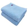 Imabari N Color Face Towels, Blue, Set of 2, Brand Name, Thin, Solid Color, Perfect for Everyday Use, Simple, Made In Japan