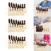32 Pieces Wooden Chess Pieces, Figure Game Accessories, Tournament Players,