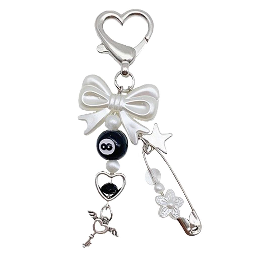 Fashionable Star Keychain Phone Pendant Bowknot Keychain Phone Charm Phone Decors  Unique Gift for Girls and Women