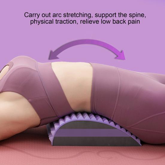 Neck Back Stretcher Cervical Spine Lower Back Pain Relief Massager EVA Cushion Sciatica Herniated Disc Scoliosis Lumbar Stretching Back Cracker