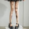 JK Lolita Girls Tights Tattoo Y2k Girls Thigh High Stockings Pantyhose Women Sexy Lingerie Female Hosiery Women Tights Pantyhose