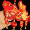 Spring Festival Red Pendant Lucky Bag Lantern Small Ornaments For Living Room Chinese New Year Decoration