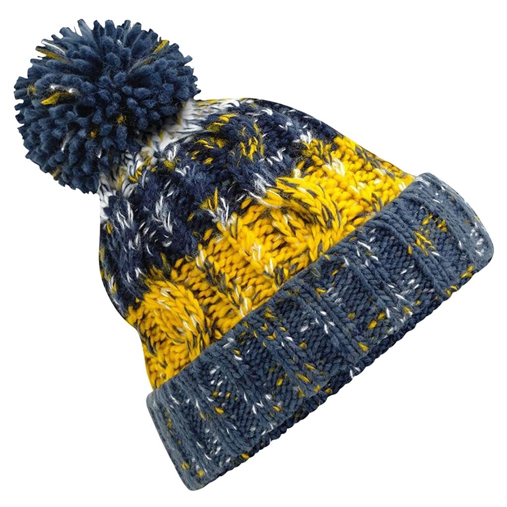Beechfield Womens/Ladies Corkscrew Pom Pom Beanie