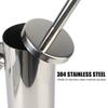 304 Stainless Steel Clean Tool Wall Mounted Toilet Brush Bathroom Accessories Cleaning Brush Holder Sets Durable
