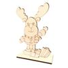 Reindeer To Assemble In Wood 11 X 15 X 0.4 Cm