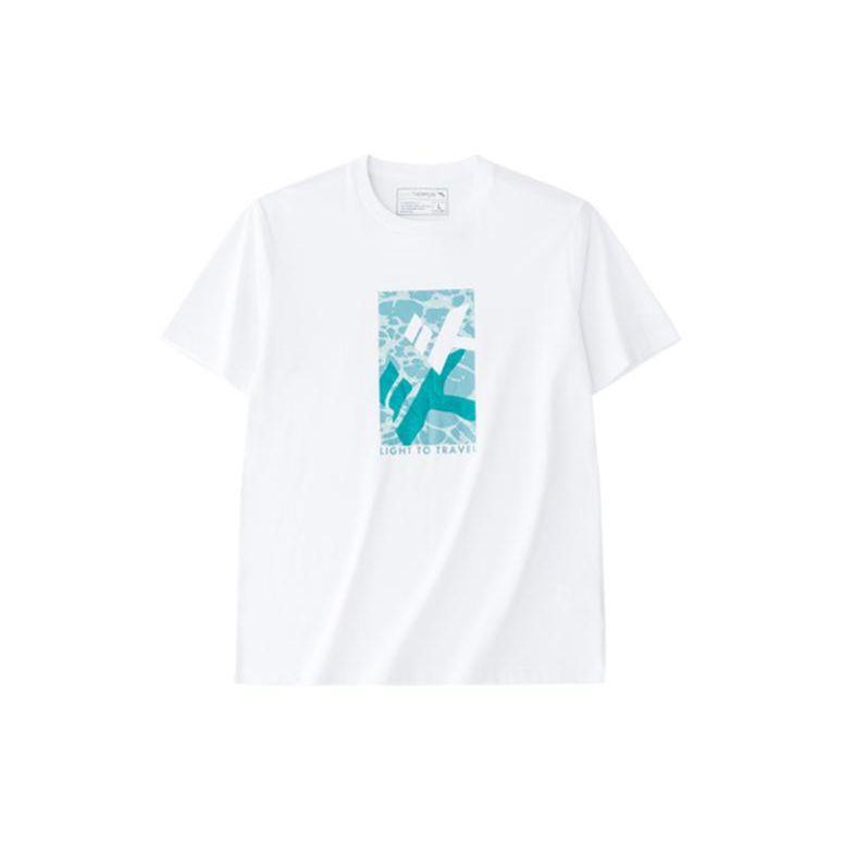 Anta Breathable Letter Round Neck Sports Short Sleeve T-Shirt Men Tops Pure-White 152421104-5