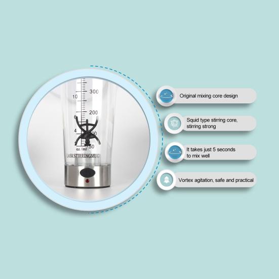 500ML Automatic Mixing Cup High Speed Electric Protein Milk Yam Powder Shaker Bottle Portable Mixer Blender Water Bottle Birthday Gift