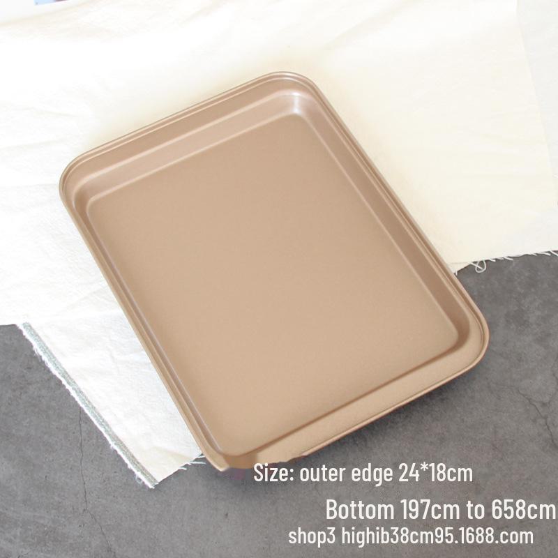 Heavy Duty Non-Stick Steel Baking Pan with Snowflake Mold for Cake, Biscuits, and Nougat