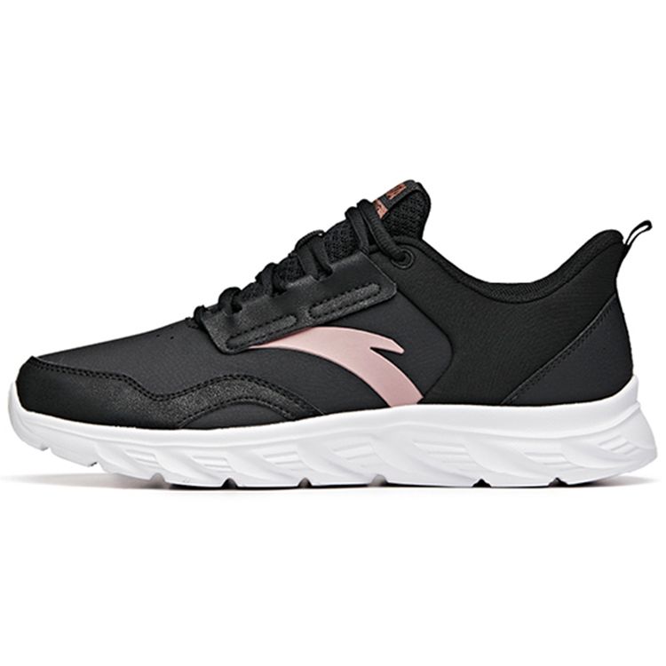 Anta Comfortable Shock Absorbing Non-Slip Wear-Resistant Waterproof Low-Top Running Shoes Women Sneaker Black 922045524-1
