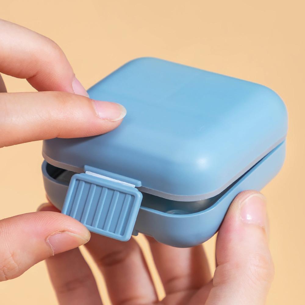 PP+silicone Travel Pill Organizer Double Sealing Medicine Container Case Medicine Box Travel