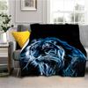 Большой чехол для дивана-кровати с 3D принтом тигра, мягкое и волосатое одеяло, плед, мягкие теплые фланелевые одеяла, подарок для фанатов
