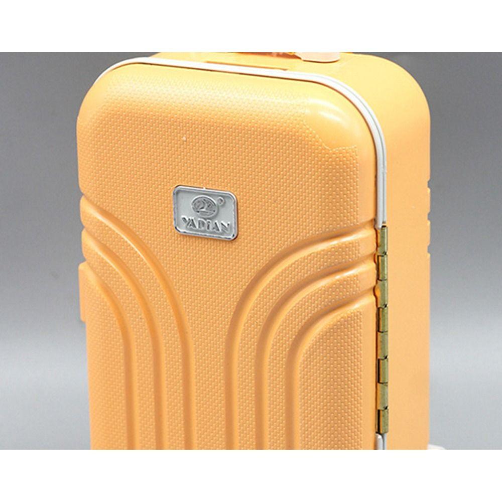 Dollhouse Decor Business Mini Doll Suitcase Doll Trolley Miniature Travel Case