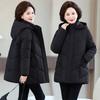 Women’s Short Hooded Windproof Thicken Warm Winter Jacket For Mom