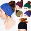 Soft Women Elastic Stretch Running Wide Hairband Head Wrap Yoga Headband Turban LYD