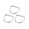 3Pcs D Rings Buckles Shape Buckle Semi Circular Fasteners for Backpacks, Bags Rings, Pets