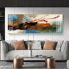 Abstract Splash Oil Painting Printed Canvas Painting Large Size Gold Foil Posters Wall Art for Living Room Bedroom Decor Cuadros