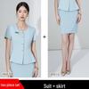 Professional Women's Short Sleeve Suit for Reception & Salon Staff