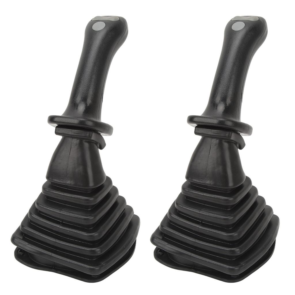 2Pcs 3 Button Excavator Joystick Handles with Dust Cover Replacement for Doosan DH DX150 215 225 300 370‑9C