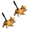 Puppy Butt Pen Holder Silly Smile Dog Pen Stand Practical Desk Organizer Corgi Gift for Dog Enthusiasts