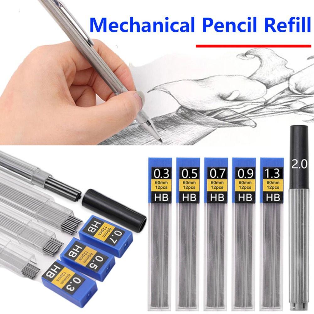 6 Boxes Graphite Mechanical Pencil Lead Mechanical Pencil Refill  Students