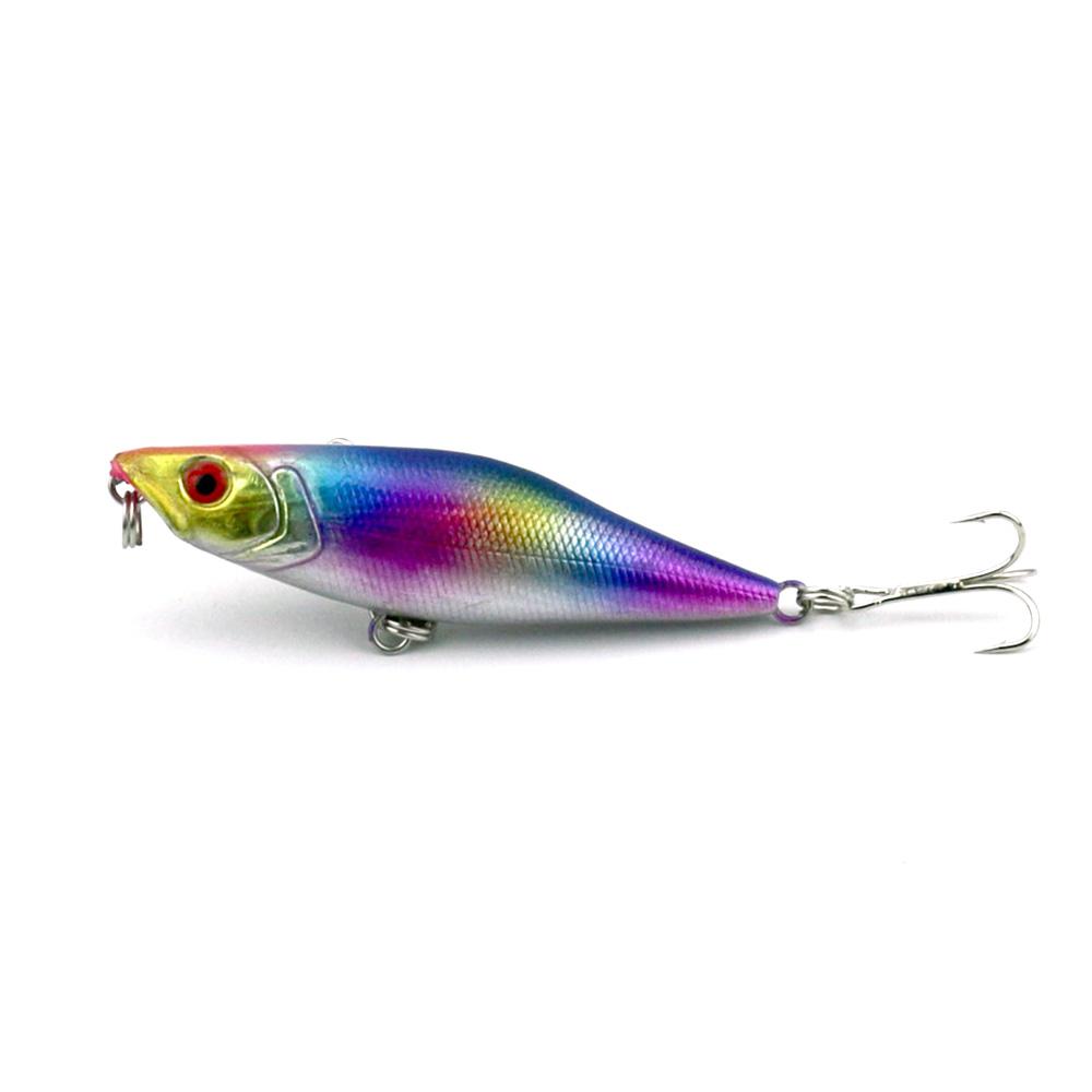 1pc Hengjia 7.5cm/7.5g Topwater Popper Fishing Lure Floating Fishing Bait