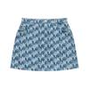 New MLB New York Yankees Casual Short Skirts Women's Sky Blue 3FDSM0333-50SBL