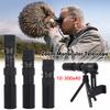 10-300x40mm Monocular Telescope Super Zoom Monocular Eyepiece Portable Binoculars Hunting Camping