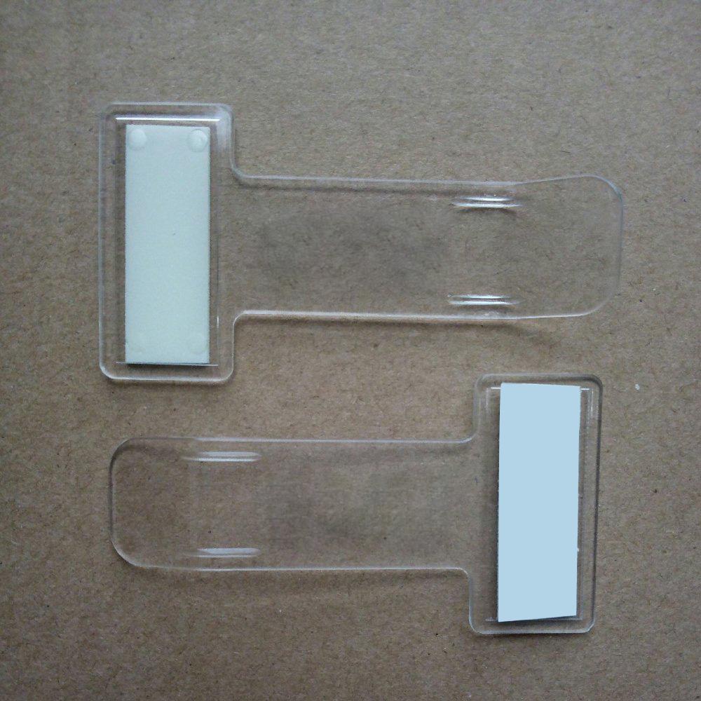 5 Pieces Transparent Car Parking Ticket Holder Clip Plastic Timing Ticket Holder Car Windshield