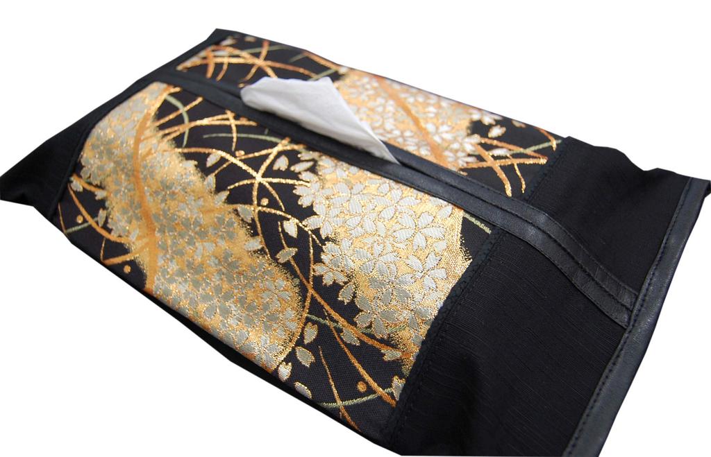Ideal for Japanese Japanese Modern Tissue Box Gorgeous Kimono Obi Japanese Hospitality Rooms, Cover, Style, (Miyabi)