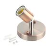 Copper Colored Metal Retro Universal Lamp Holder With 180 Degree Turning Screw Mouth Ceramic Lamp Head