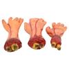 Halloween Horror Props Bloody Hand Haunted House Party Decoration Scary Fake Hand Finger Leg Foot Brain Heart Halloween Supplies