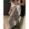 Korean Fashion Striped Pants Women Y2K Vintage 90s Wide Leg Trousers Oversized Retro Elastic Waist Casual Sweatpants