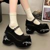 Chunky Platform Wedge Pumps For Women  New Spring Summer Goth Punk Lolita Mary Janes Women Shoes Party Comfy Ladie Loafers