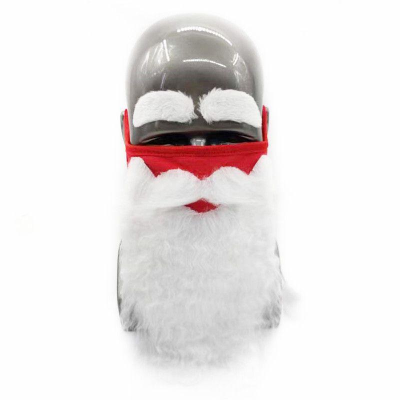 Claus Christmas Santa Eyebrows Beard Adult Cotton Warm Mask Party Set Cosplay