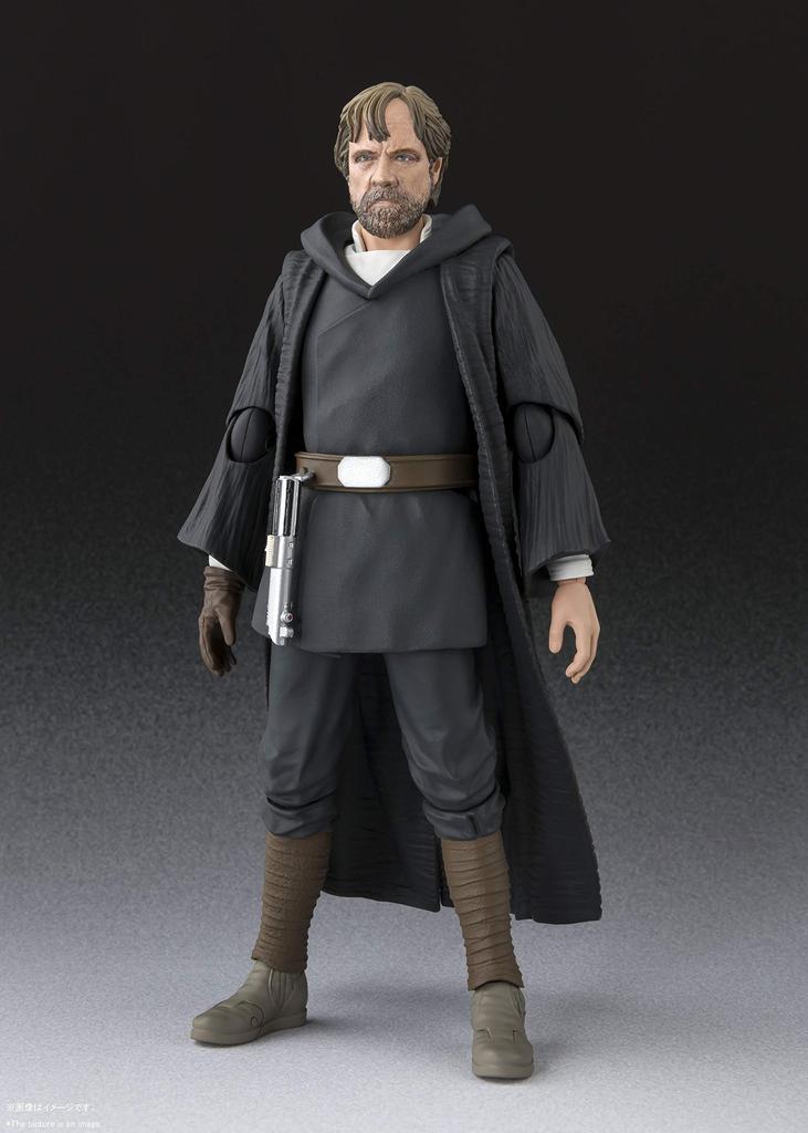 TAMASHII NATIONS Star Wars Luke Skywalker of Crait Last 150mm Painted Movable Figure S.H.Figuarts -Battle Ver.- (The Jedi) Approx. PVC&ABS