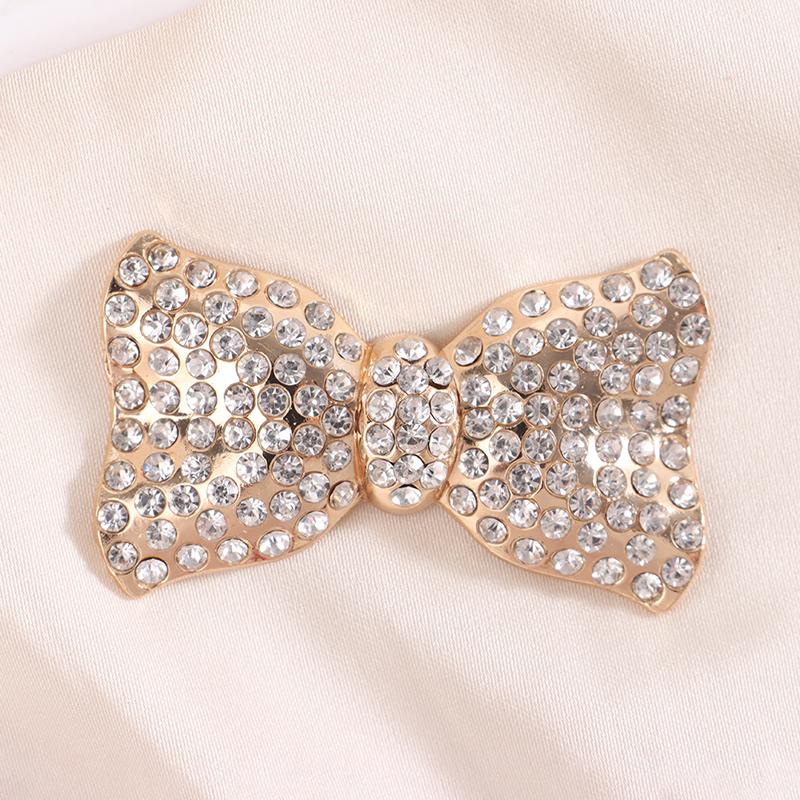 1Pc Women Shoes Clip Diy Bowknot Shoe Charm Metal Sandal Buckle Shoe Accessories