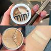 3 Colors Concealer Palette Natural Spot Dark Circle Acne Full Coverage Long Lasting Moisturizing Matte Finish Foundation Cream