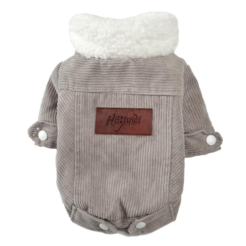 Soft Cozy Dog Clothes For Small Medium Dogs Cats Autumn Winter Warm Pet Coat Windproof Fleece Puppy Outfits Yorkshire Corgi Clothing