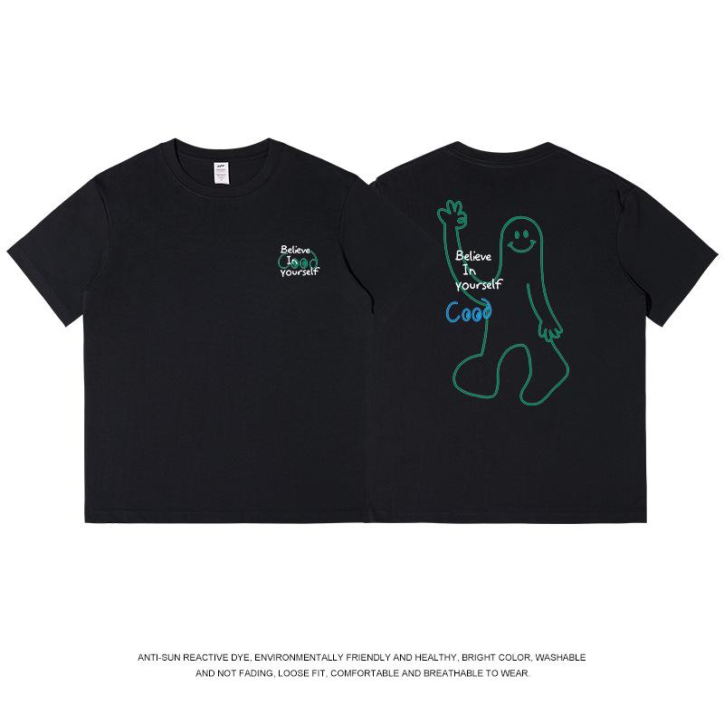 2025 Sabrina Carpenter New Song Manchild Cotton T-Shirt Fashion Casual Retro Printed T-Shirt Men's and Women's Same Top