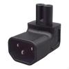 IEC320 C14 To C7 Power Adapter Plug 3 Pin Male Figure 8 Female for Laptop