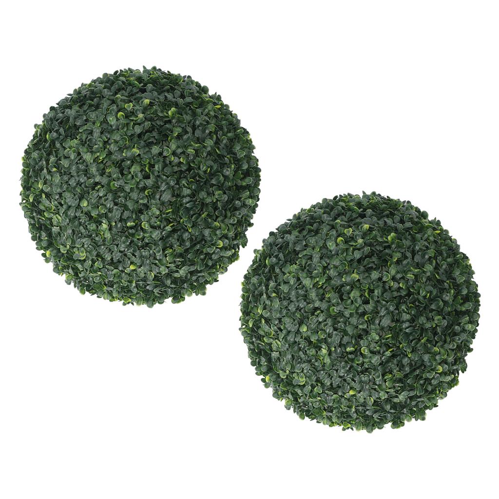 Artificial Plant Ball Simulation Decorative Plastic Faux Plant Topiary Ball for Home Balcony